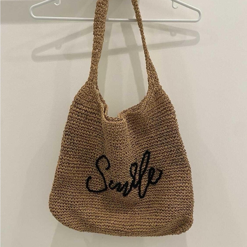 ZARA - Girls Stylish ‘Smile’ Woven Bag